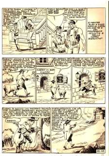 EsseGesse - 1 Original page - il Grande Blek #33 - "la banda del Pipistrello" - 1956 | Catawiki