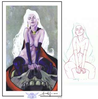 Erik Jones - Sketches issue #Lady Death w/ Print (Prelim)
