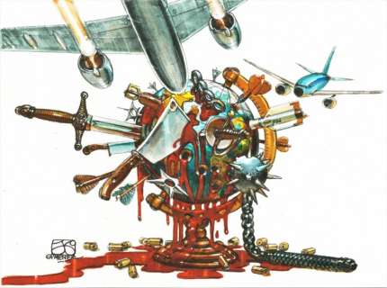 Giménez, Juan - 1 Original colour drawing - Earth in Danger | Catawiki