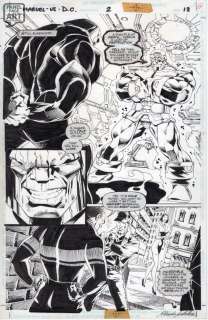 Claudio Castellini - Marvel Vs Dc 2 Page 18 (1St Thanos Vs Darkseid)