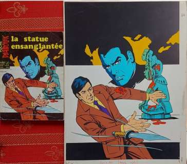 Del Principe, Nicola - Original cover - Diabolik - Poche n° 54 Janvier - La statue ensanglantée Éditions de l’Occident - 1978 | Catawiki
