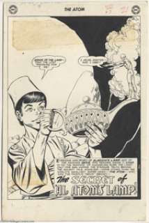 Gil Kane and Murphy Anderson - The Atom #3 Complete 10-page Story "The Secret of ’Al Atom’s’ Lamp!" - | Heritage
