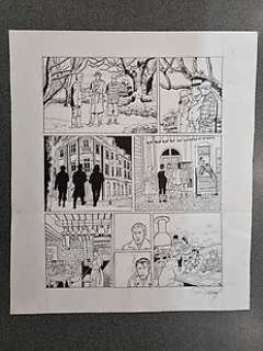 Renaud - 1 Original page - Harry Dickson T13 - L’Or de Malaga - 2018 | Catawiki