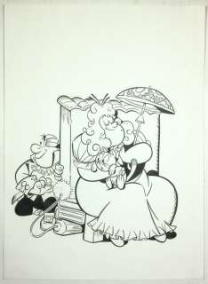 Bottaro, Luciano | Original drawing for cover  - Pepito  - Ventripotenza Hernandez de La Banane  - (1968) | Catawiki