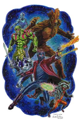 Joe Rubinstein | Guardians of the Galaxy Illustration | Joe Rubinstein