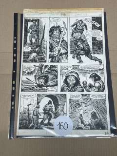 John BUSCEMA. « Savage Sword ». Encre de Chine noire et lavis pour… | misc / divers