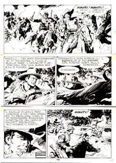 Ticci, Giovanni - 1 Original page - Tex #297 - "Gli Avvoltoi" - 1985 | Catawiki