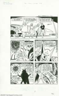 Win Mortimer - Battle of the Planets #5 Page Original Art, Group of 21 (Gold Key, 1980). Tiny falls victim in a -