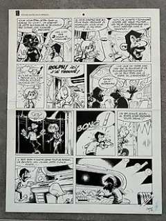Seron, Pierre - 1 Original page - Les Petits Hommes T26 - Voyage entre 2 mondes - 1989 | Catawiki