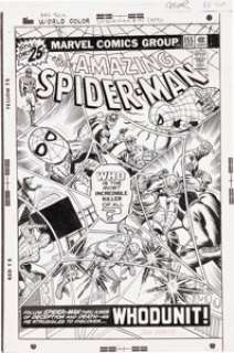 John Romita Sr. - The Amazing Spider-Man #155 Cover Original Art (Marvel, 1976). Okay, Marvelite - here’s your - | Heritage