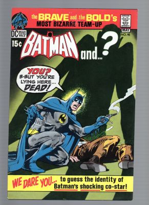 Brave and the Bold #95 Cover Proof Comic Production Art Batman Jack Adler DC | Neat Stuff Vault