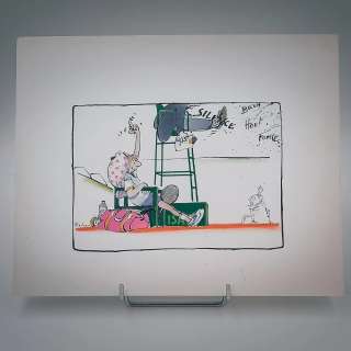 Lot 75 - Roger Blachon (1941-2008) Le repos du tennisman Technique mixte sur…