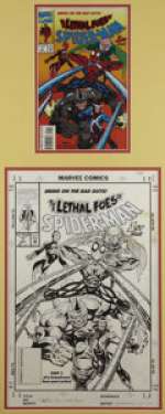 Scott McDaniel and Brad Vancata - Lethal Foes of Spider-Man #1 Cover Original Art (Marvel, 1993).  Bring on -
