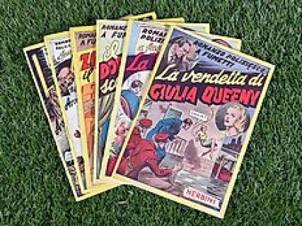 Romanzo poliziesco a fumetti nn 2, 3, 4, 6, 18, 19. - Agente segreto X-9 - 6 Album - EO - 1948 | Catawiki