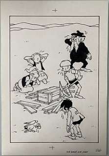 Nys, Jef - 1 Original drawing - Jommeke 19 - Wie zoekt die vindt | Catawiki