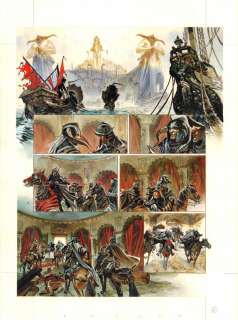 - - Planche originale 6 du Tome 1 GALKIDDEK de Paolo GRELLA