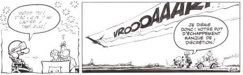 Greg | Achille Talon, strip n°603 Ã  l’encre de Chine.… | Millon