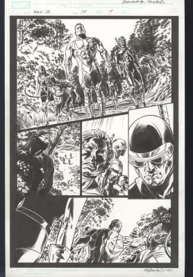 Wolverine Origins #34 Pg 7 Original Art Braithwaite Reinhold X-Men Cyclops | Neat Stuff Vault