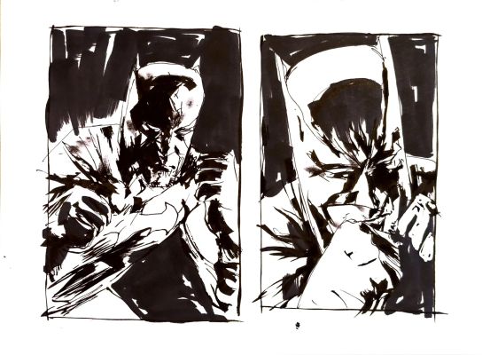 Jock | Cover Concept Sketch - ALL STAR BATMAN # 1 | Art of Jock