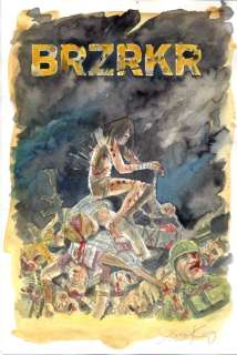 Matt Kindt - Brzrkr Page Variant Cover