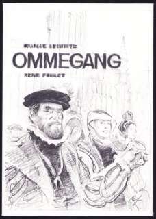 Follet, René - 1 Original preliminary drawing - Ommegang - 1999 | Catawiki