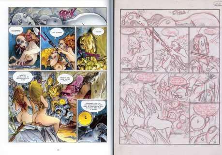 Azpiri, Alfonso - Lorna The Ark pg 26 prelim - 1 art original - 2003 | Catawiki