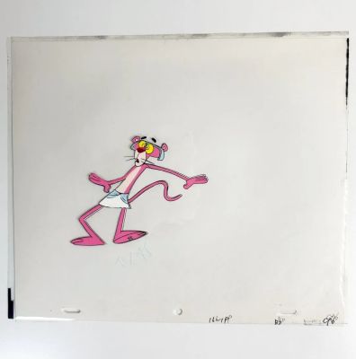 Lot 66 - La Panthère Rose (The Pink Panther), 1999 Dessin et cellulo à… | ArtFlow Enchères
