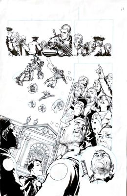 Gene Ha | Gene Ha -Justice League - Issue # 7 Page # 3 | Panel Punk Comics Originals