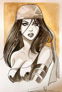 Candita, Giuseppe - 1 Original colour drawing - Elektra - 2024 | Catawiki