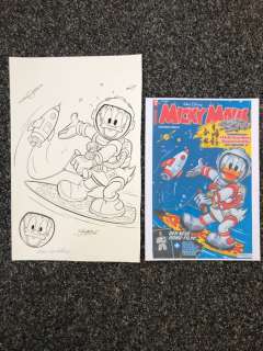 Ray Nicholson - Micky Maus 2015-45 - original cover drawing | Catawiki