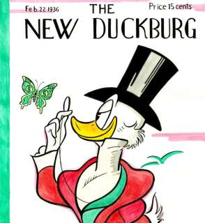 Tony Fernandez - Uncle $crogee Inspired by "The New Yorker" Magazine - Cover #1 - Original Painting | Catawiki