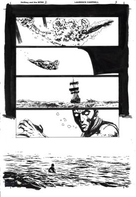 Laurence Campbell | Hellboy & The B.P.R.D.: The Ghost Ships Of Labrador - #2 Page 3 | Kinetic Collectibles