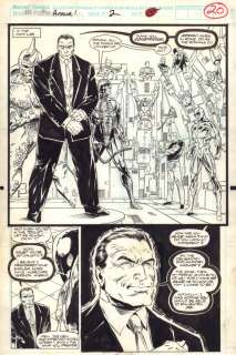 Brandon Peterson, Keith Williams - New Warriors Annual #2 P.20 - Sphinx, Constrictor, Rhino, Speed Demon, Hydro Man, & Stiletto Have Nova, Night Thrasher, & Namorita Bound Splash - 1992