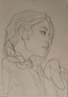 De Vincentiis, Adriano - 1 Original preliminary drawing - Succube - 2020 | Catawiki