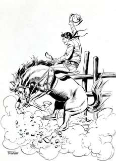 Gamba, Francesco - 1 Original drawing - Tex | Catawiki