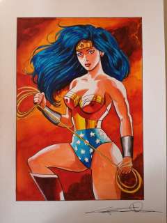 Candita, Giuseppe - 1 Original drawing - Wonder Woman - Tributo - 2024 | Catawiki