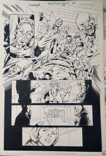 Fernando Dagnino (pencil) + Raül Fernández (inks) - 1 Original page - Supergirl - Supergirl #41, page 1 | Catawiki