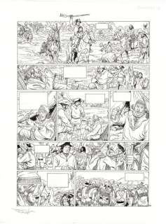 Ersel - 1 Original page - De pioniers van de Nieuwe Wereld 18 - Het grote rendez-vous - 2011 | Catawiki