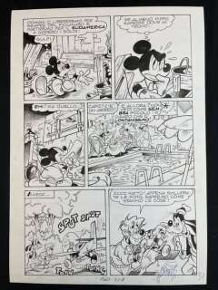 Asteriti, Sergio - 1 Original page - Topolino - "Topolino e l’Impresa modellistica" | Catawiki