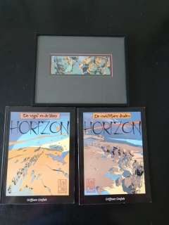 Ong, Liang - 1 BD originale + 2 albums - Horizon 1 - De vogel en de Steen - 1998 | Catawiki