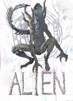 John Bivens | John Bivens: Alien | Panel Punk Comics Originals