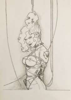 Matteoni, Giuseppe - 1 Original drawing - Bondage | Catawiki