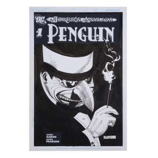 Lot # 1632: DC Comics - Joker‘s Asylum: Penguin No. 1 Cover by Jason Pearson