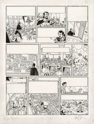 Van Dongen | Blake et Mortimer T. 31 La menace Atlante | Galerie Champaka