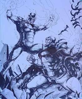 Von Randal - 1 Original drawing - Nova, Thanos - Nova vs Thanos - 2014 | Catawiki