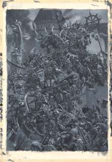 Adrian Smith - Chaos Champions, illustration originale - Warhammer