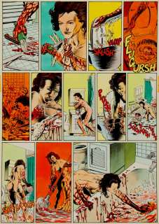 Bernie Wrightson - Epic Illustrated #25 P 5 (Total Body Dismemberment: Fingers Toes, Legs, Arms, Intestines Flushed Down Toilet!) Over 18 Yrs Old To View!