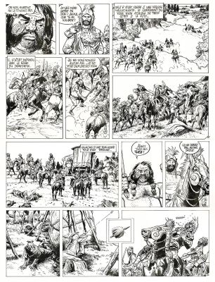 Franz | Lot 372 - Poupée d’ivoire, Le tombeau Scythe, planche originale à l’encre de chine. | Septimus
