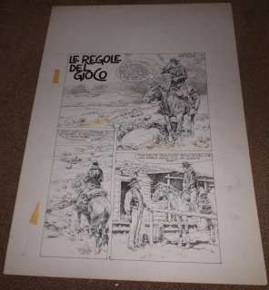 Paolo Eleuteri Serpieri - 1 Original page - Storie del est - Il Regole del Gioco - 1980 | Catawiki