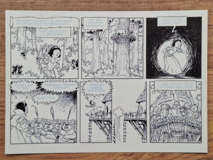 De Decker, Frodo - 1 Demi-page originale - De Ridder 4 - Sneeuwwitje en Ewoks | Catawiki